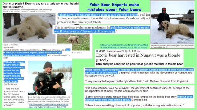 Polar Bear Scientists - promoting fear instead of facts