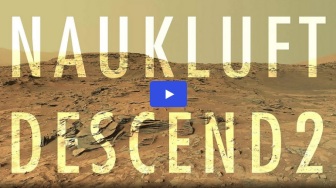 Naukluft Plateau descent by the Mars Rover Curiosity 2